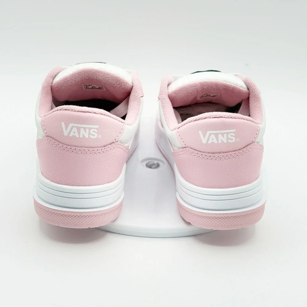 Vans Hylane Kids Size 4.5 Big Girls Pink/White NEW